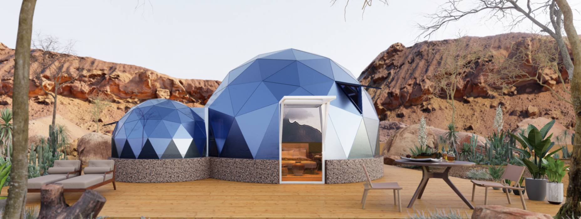 钦州球形智能光伏玻璃星空房